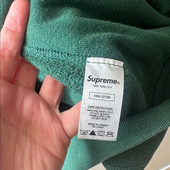 Supreme Hearts Arc Green Hoodie - Picture 7 of 12